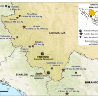 Figure 1. Amalia Location Map, Sierra Madre Gold-Silver Belt World Class Terrain