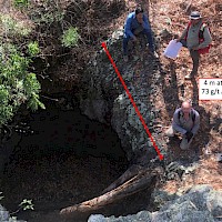 Figure 14. Palmillas target rock chip channel sample